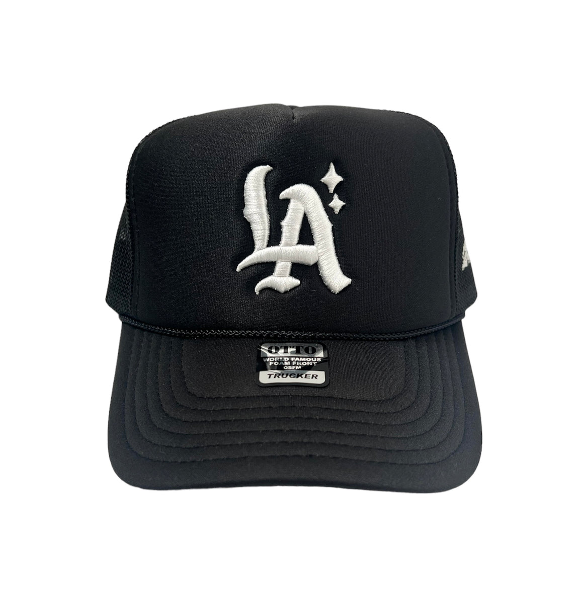 Black LA Trucker Hat – 2dyeinla