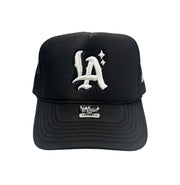 Black LA Trucker Hat