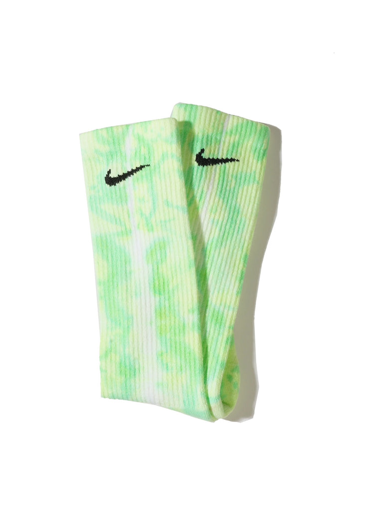 Green Tie Dye Socks