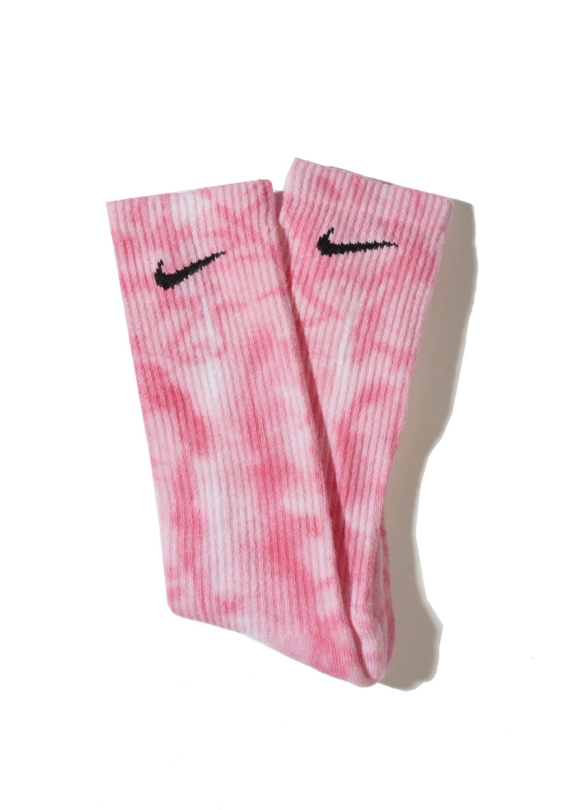 tie dye nike socks pink