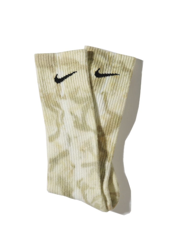 Army Green Tie Dye Socks