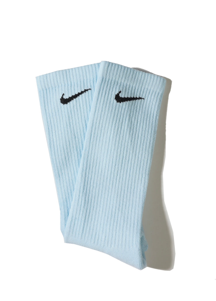 Solid Light Blue Dye Socks