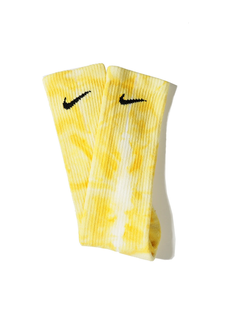 Yellow Tie Dye Socks