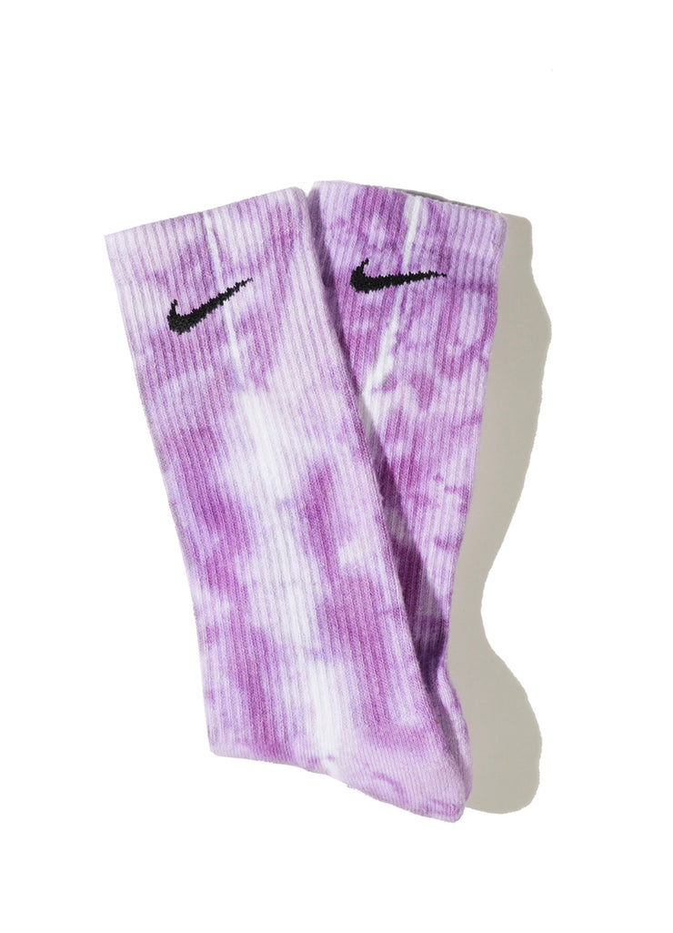 Purple Tie Dye Socks